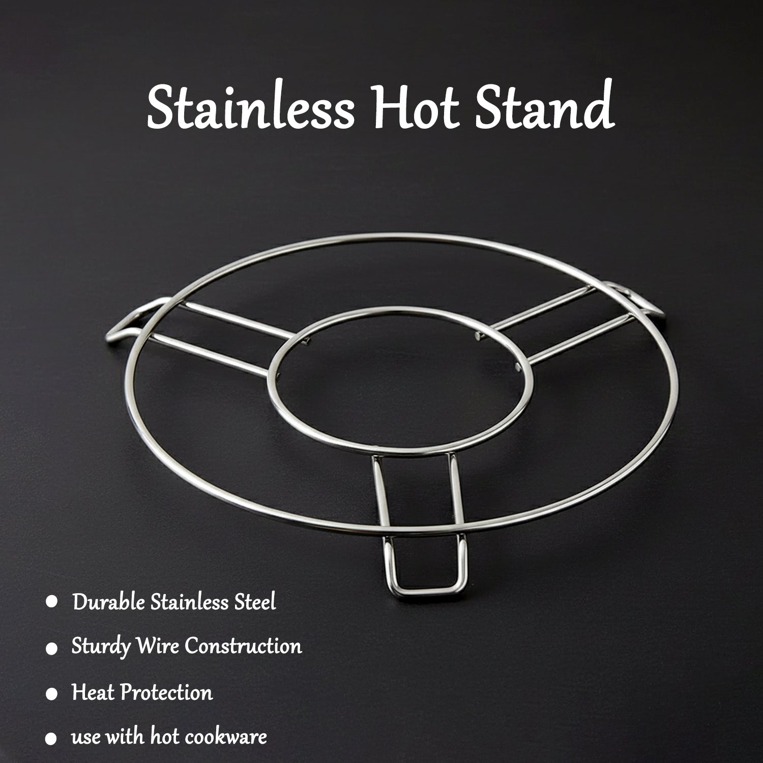 Stainless Steel Round Table Ring Hot Pot Stand (1 Pc) The Morsignaturekarts