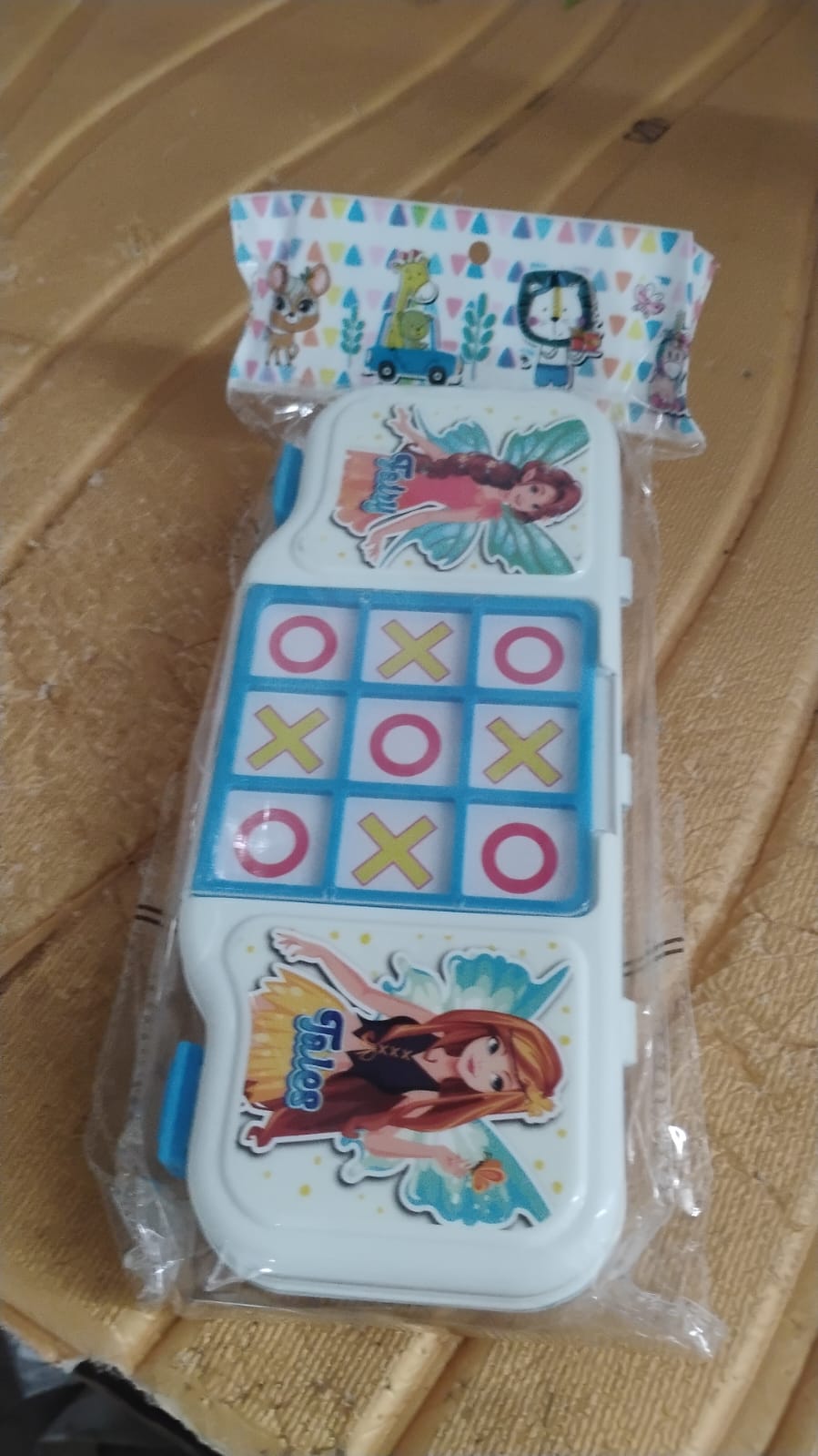 Kids Pencil Box with Built-in Tic Tac Toe Game Signature Kart
