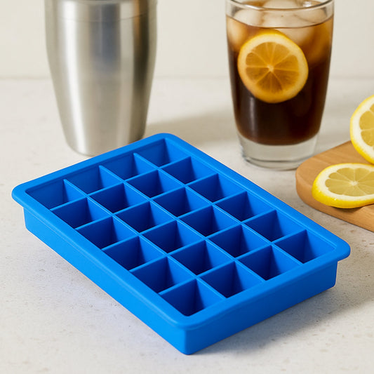 Silicone Ice Cube Trays 24 Cavity Per Ice Tray [Multicolour] signaturekarts
