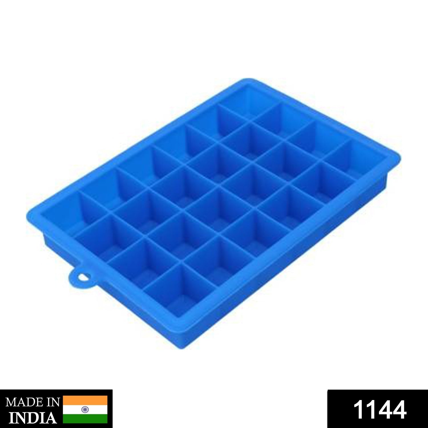 Silicone Ice Cube Trays 24 Cavity Per Ice Tray [Multicolour] signaturekarts