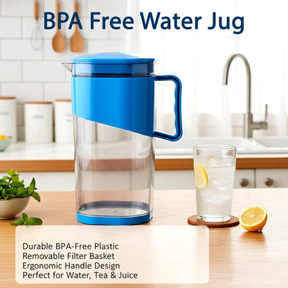 Urban Jug 1.8 Litre | BPA-Free Plastic Water & Juice Jug with Lid and Handle Signature kart