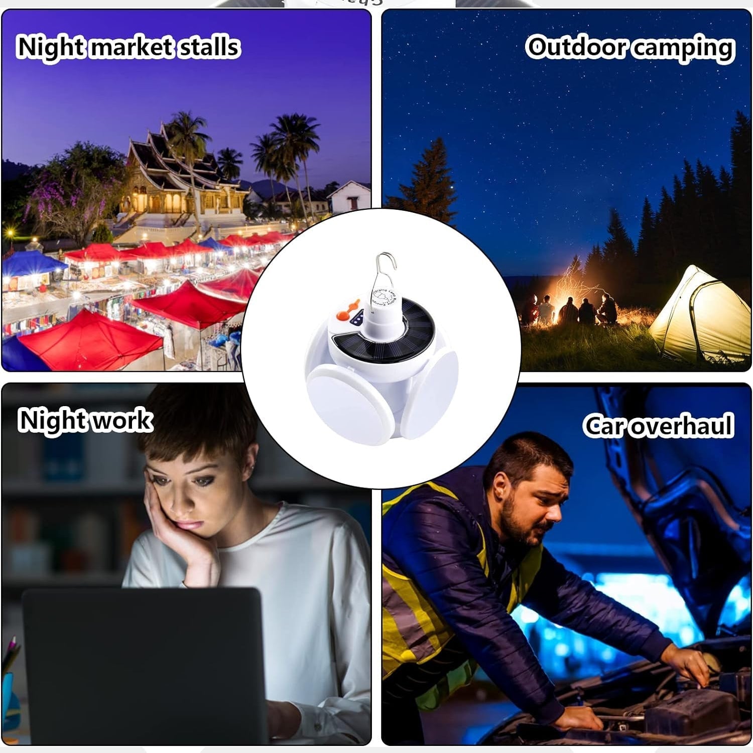 Solar Multi-Functional Emergency LED Light signaturekarts