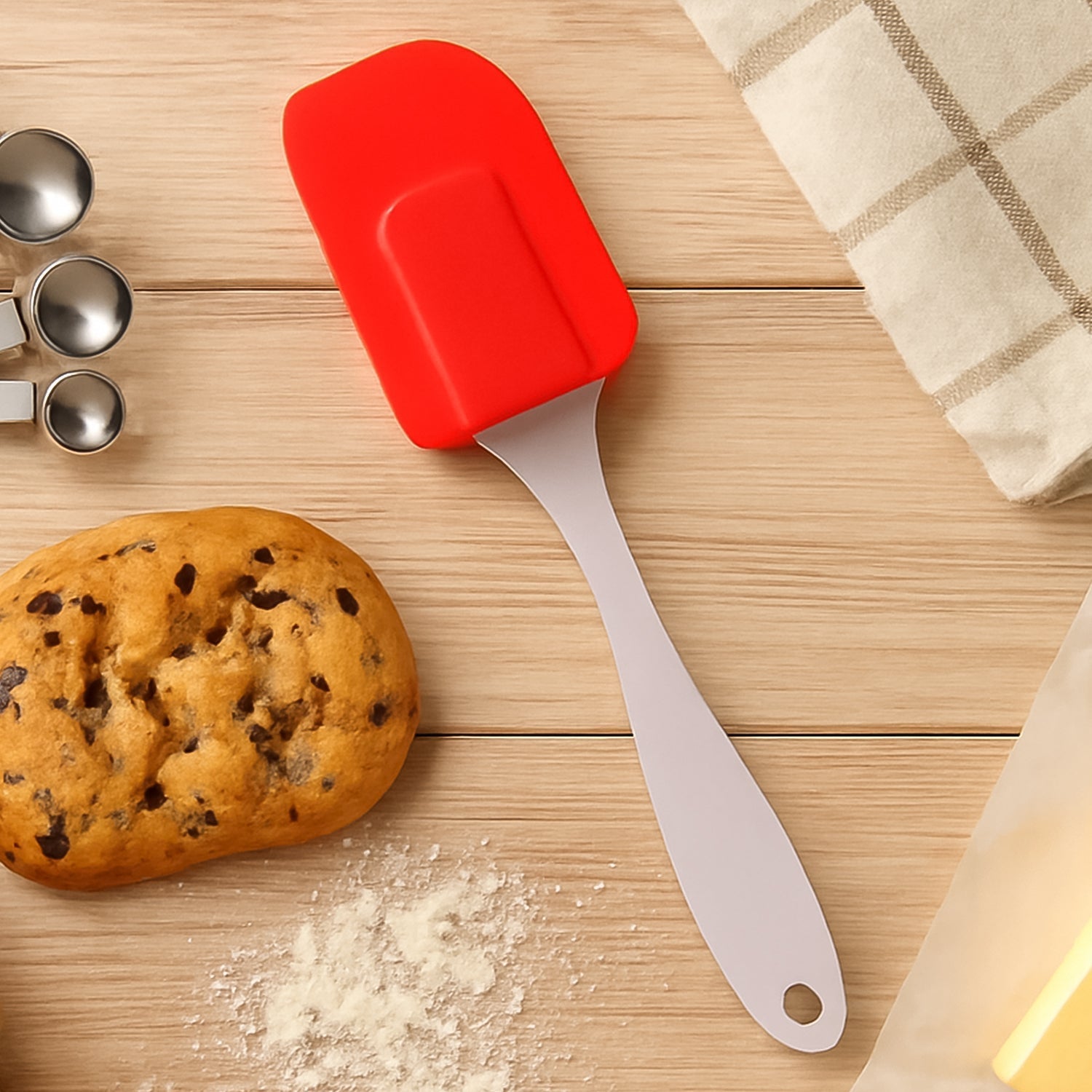 Silicone Cooking Spatula for Baking (1 Pc / 18 Cm) Signaturekarts