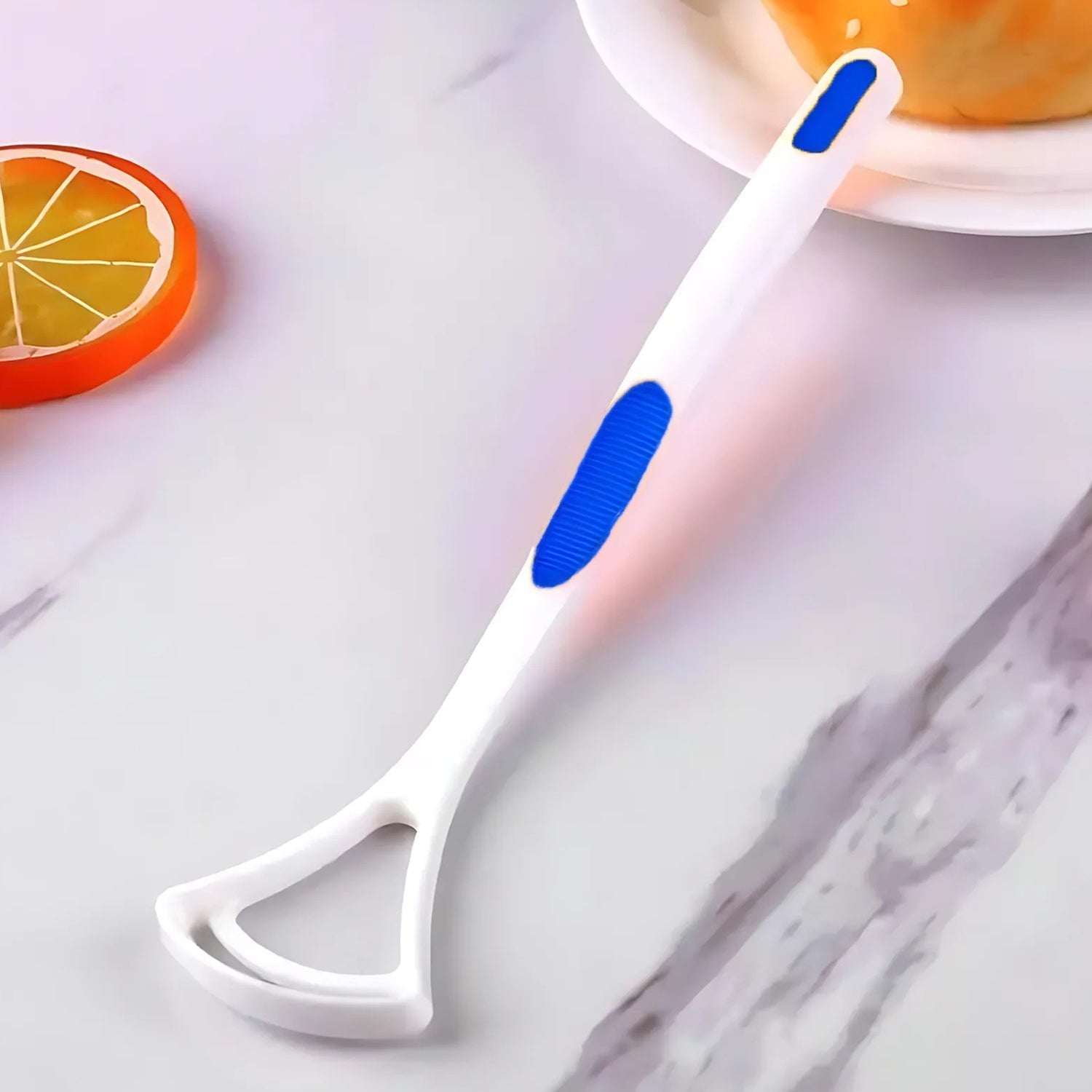 New Hot Away Hand Scraper Fashion Tongue Cleaner Brush with Silica Handle signaturekarts