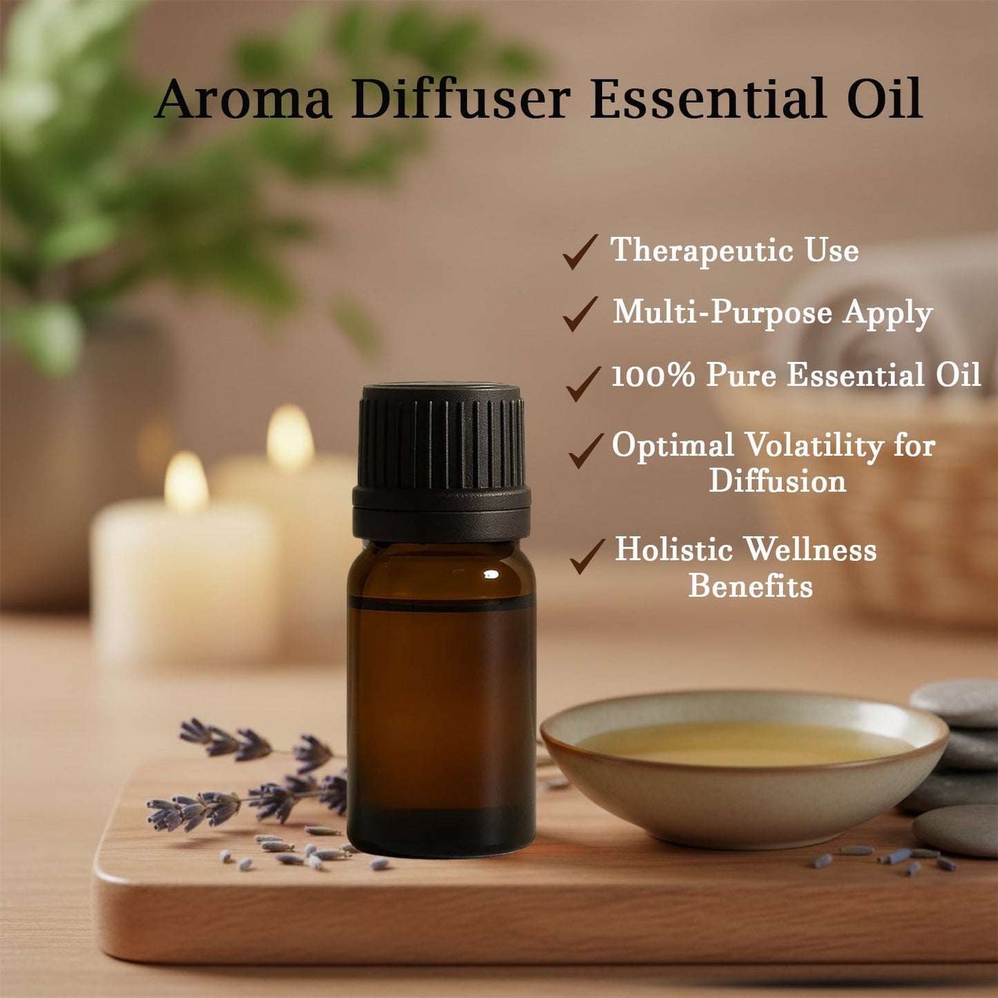 Premium Aroma Diffuser Essential Oil (10ML / 1 Pc) The Morsignaturekarts