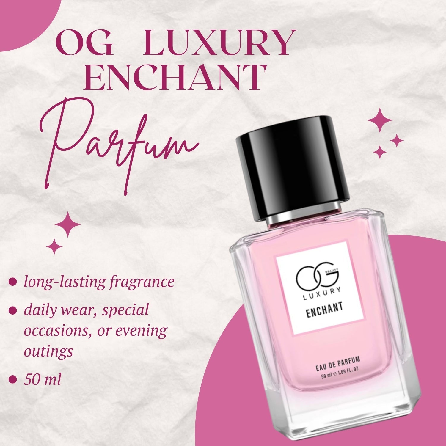 OG Luxury Enchant Eau De Parfum (50 ML / 1 Pc) signaturekarts