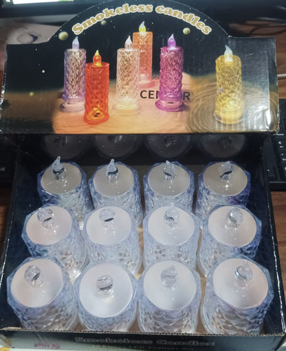 Festive Lighting for Any Occasion: 12 Pack LED Tealight Candles, Diwali Signaturekarts