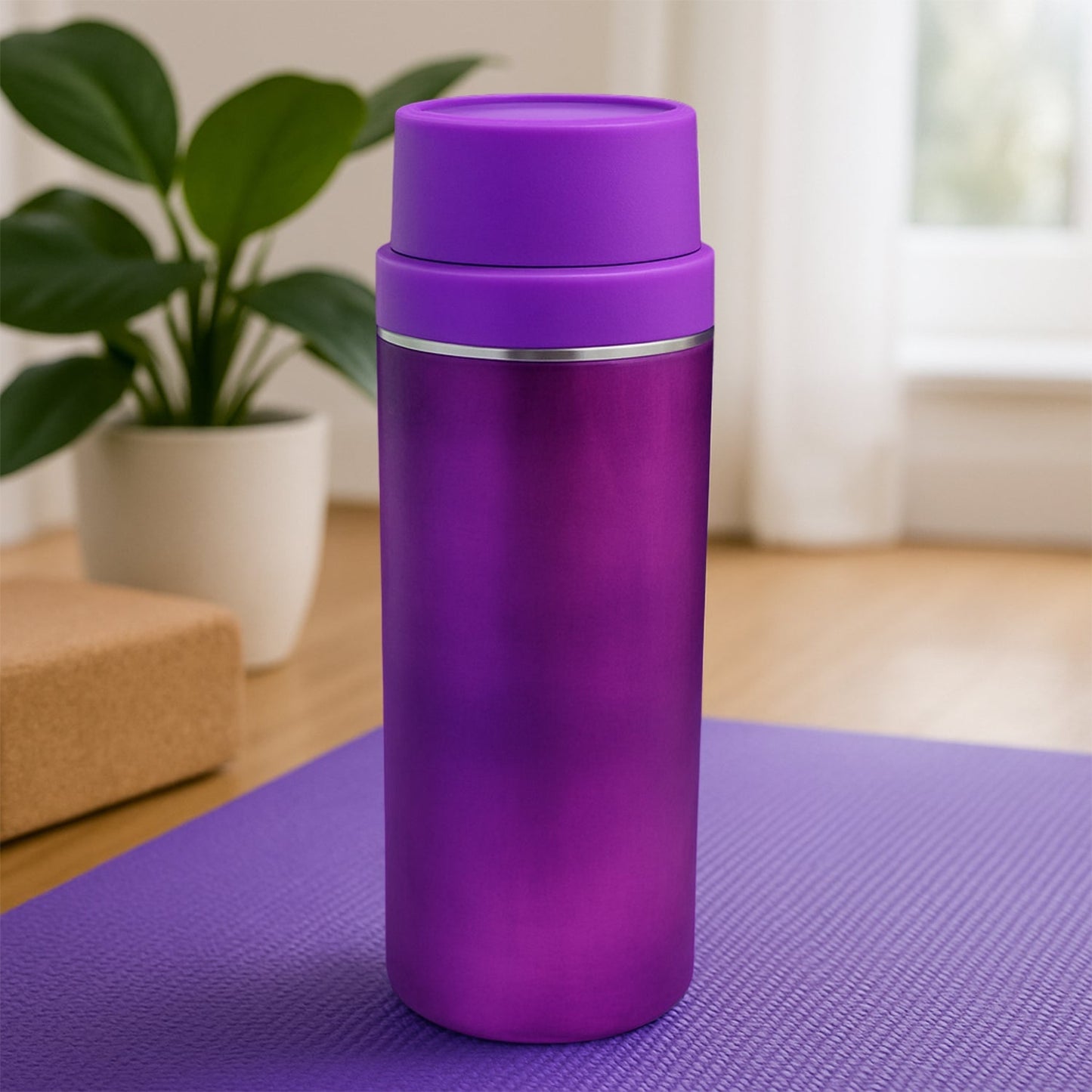 Stainless Steel Water Bottle – Leak Proof Gym Bottle (500 ML) signaturekarts