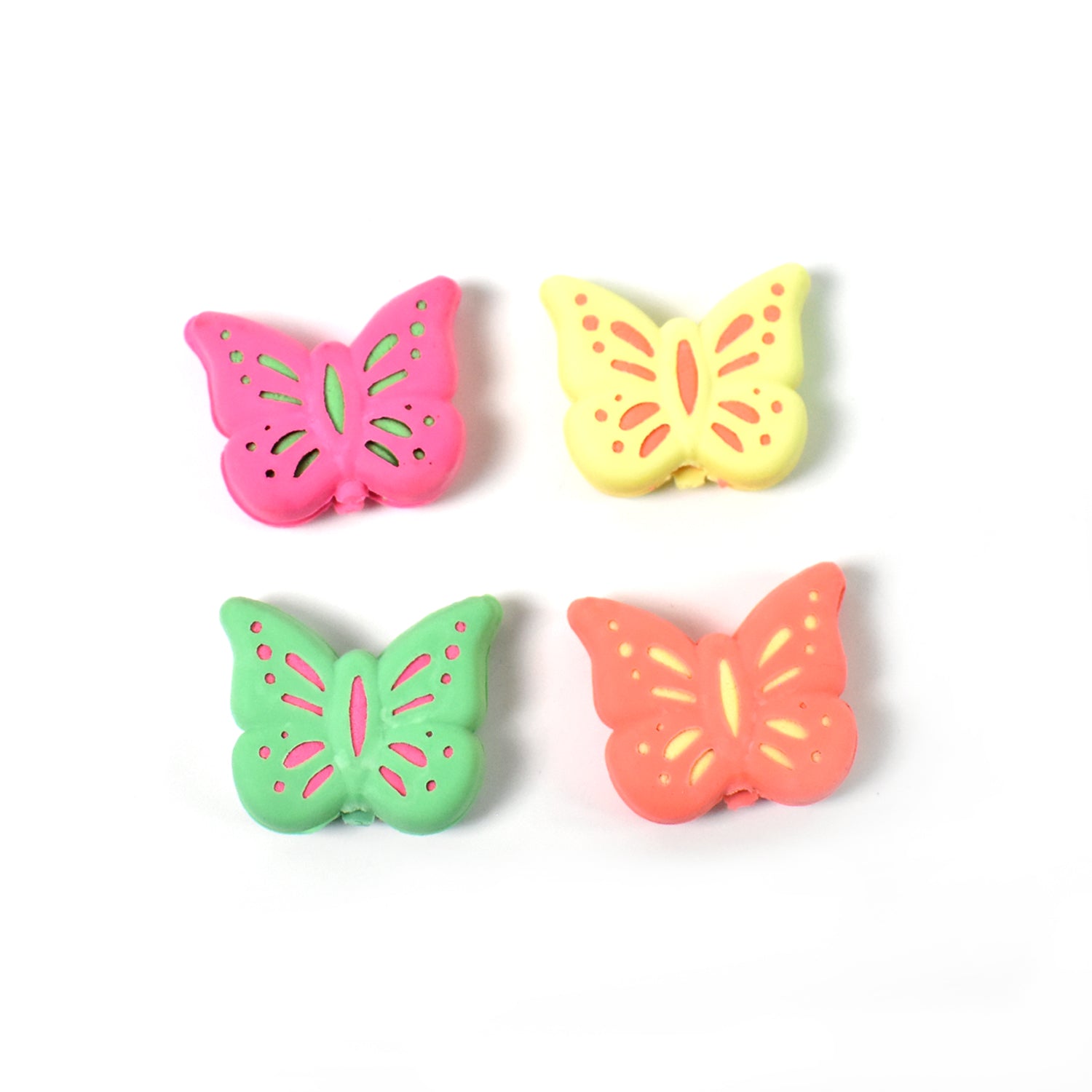 Butterfly Shape Eraser Rubber (1 Pc / Mix Colour & Design) Signaturekarts