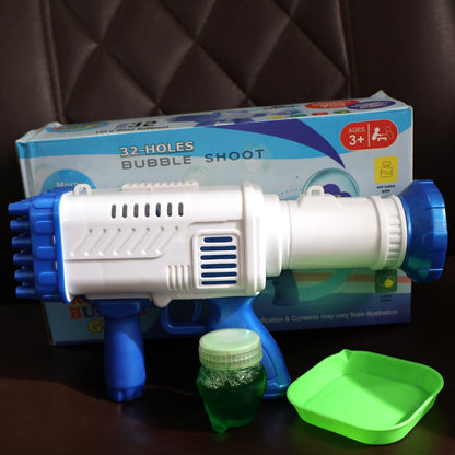 32 Holes Big Powerful Machine Bubble Gun Toys (1 Set) Signaturekarts