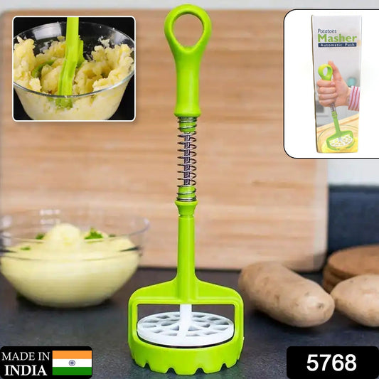 One-Handed Manual Mashed Potato Spring Press Tool signaturekarts