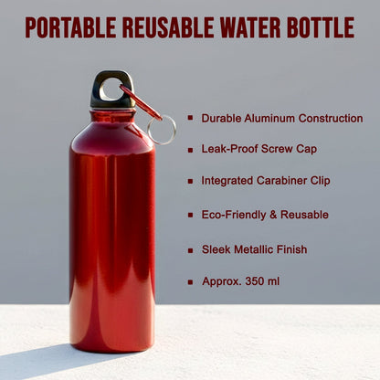 Portable Reusable Water Bottle (Approx. 350 ml) The Morsignaturekarts