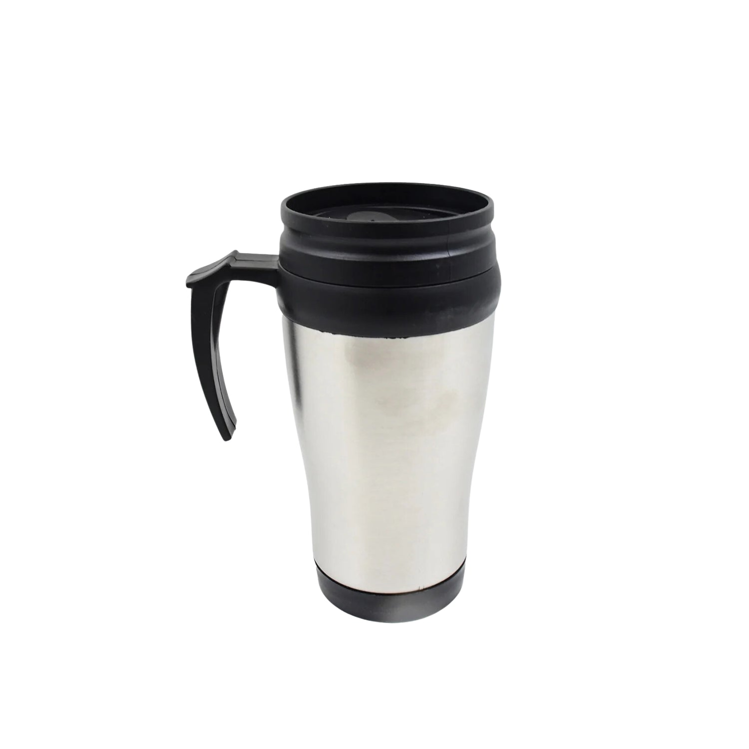 Stainless Steel Vacuum Glass Insulated Glass Coffee Cups, Tumbler (With Lid & Handle / 1 pc) signaturekarts