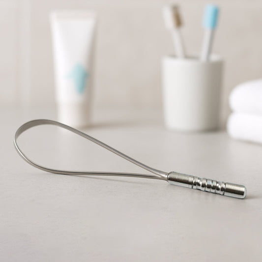 Steel Tongue Cleaner, Tongue Scraper (1 Pc) signaturekarts