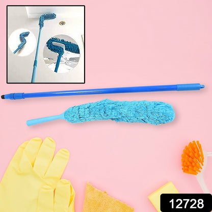 Adjustable Long Handle Microfiber Dust Brush – Foldable Ceiling & Appliance Cleaner signaturekarts