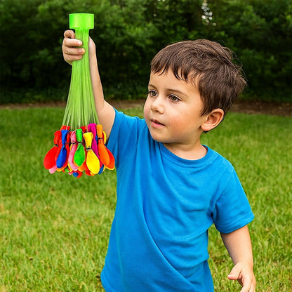 Holi Magic Water Balloons for Kids - 111 pcs (Multicolor) signaturekarts