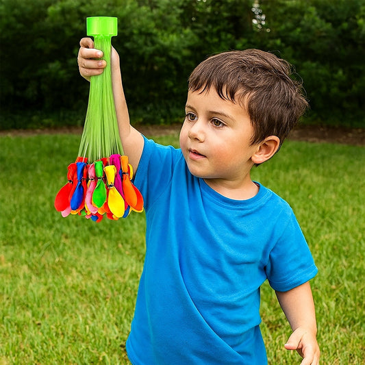 Holi Magic Water Balloons for Kids - 111 pcs (Multicolor) signaturekarts