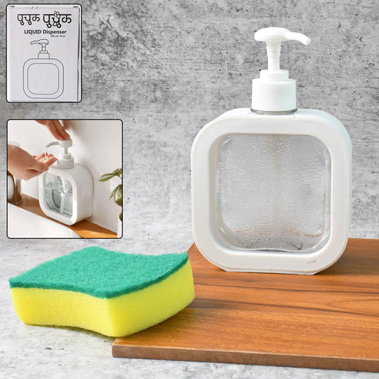 Snap sink Dispenser Plastic Clear Empty Pump Lotion Bottles (1 Set) Signaturekarts