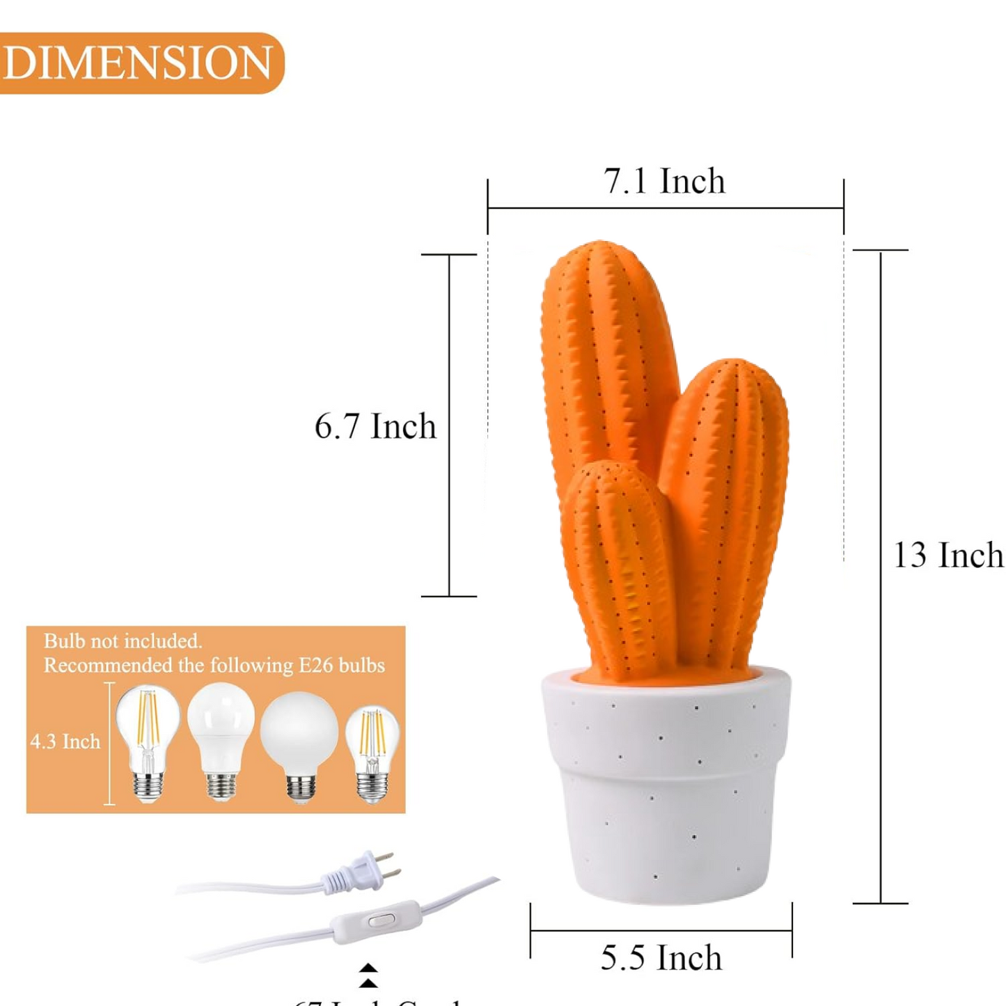 Ceramic Table Lamp Big Desk Lamp (1 Pc) Signature kart