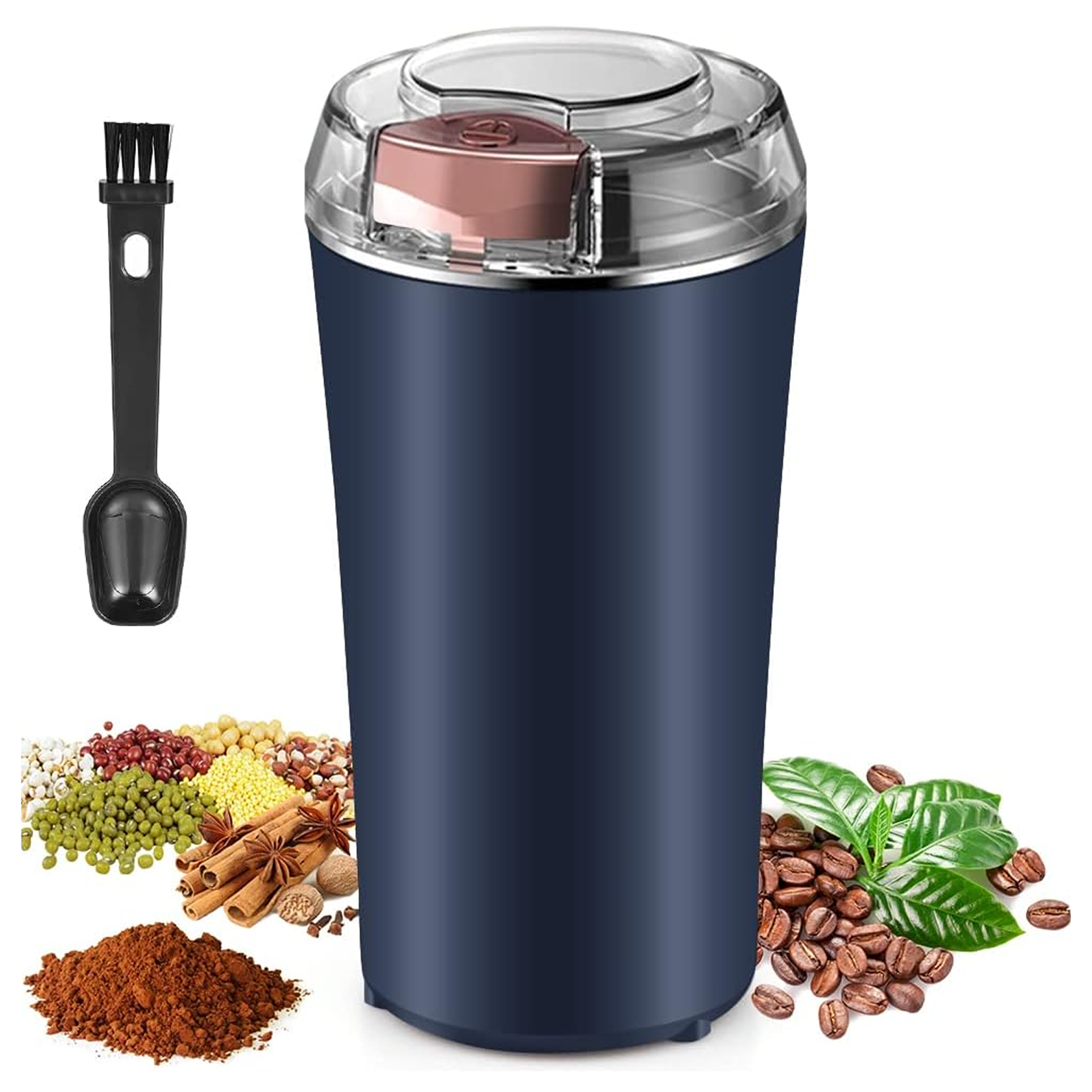 Portable 4-Blade Mini Grinder & Blender for Home & Office signaturekarts