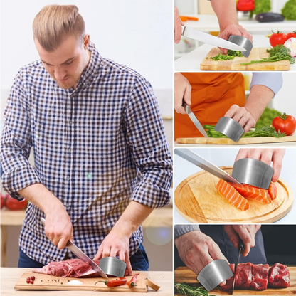 Stainless Steel Finger Guard Cutting Protector Signature Kart