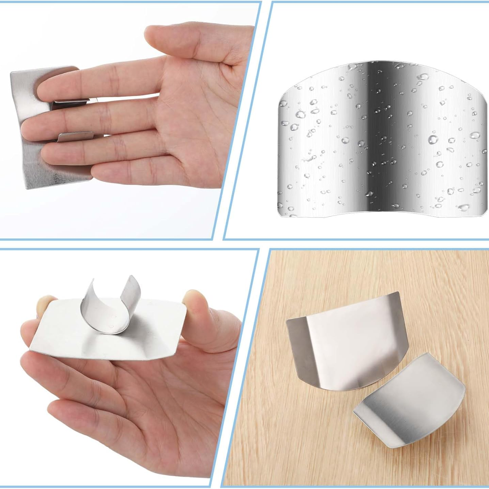 Stainless Steel Finger Guard Cutting Protector Signature Kart
