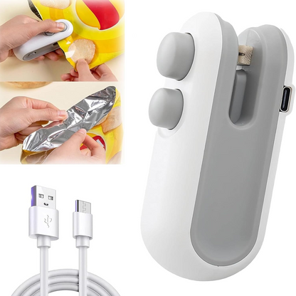 Mini Bag Sealer, 2 in 1 Seal & Cutter Heat Sealers Signaturekarts