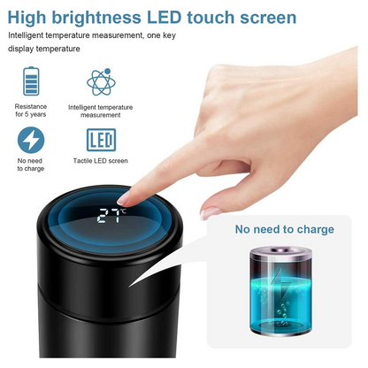 0726 Vacuum Insulated Water Bottle with LED Temperature Display (1 Pc / Multicolor) Signature Kart