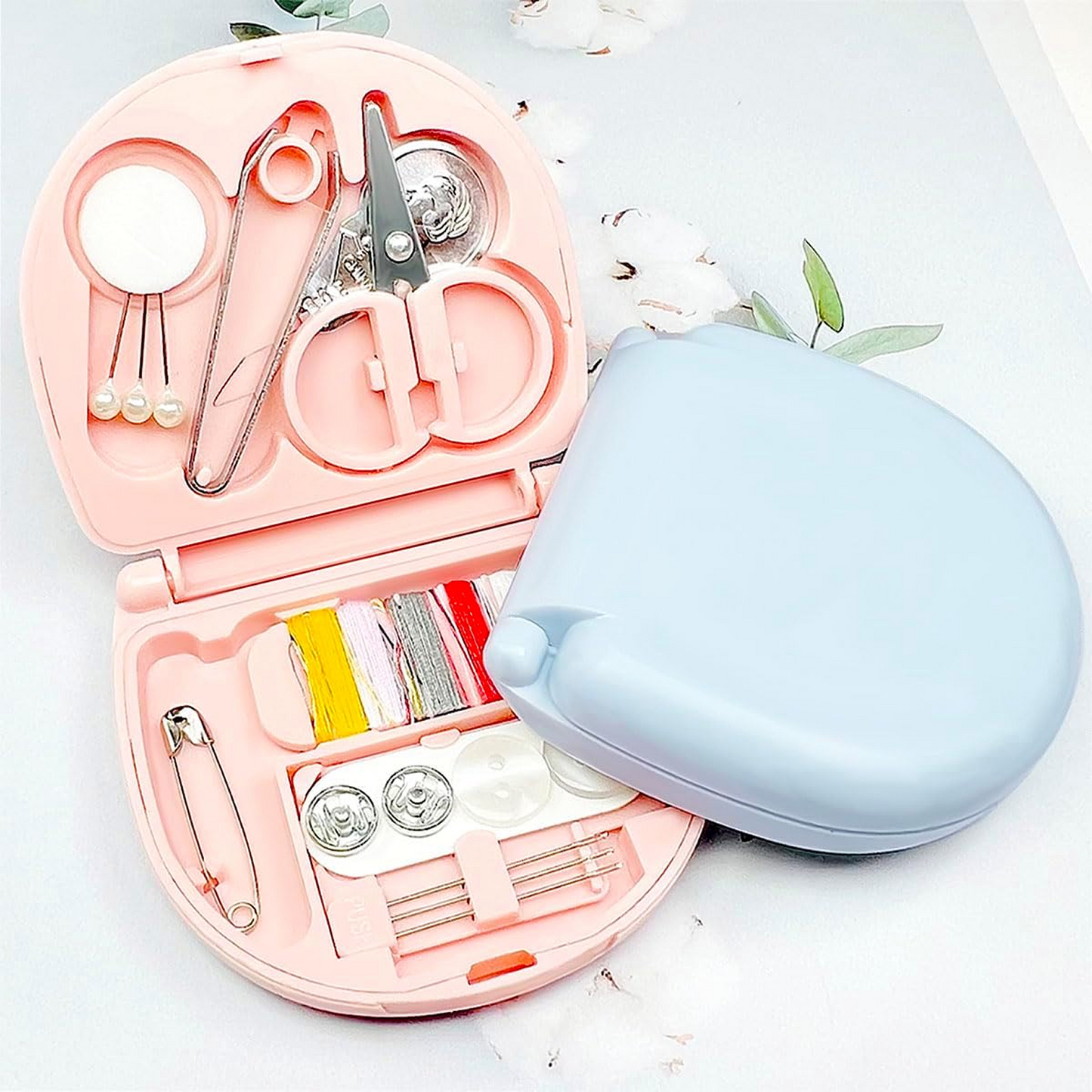 Mini Travel Sewing Kit for Beginners with Threads & Scissors signaturekarts