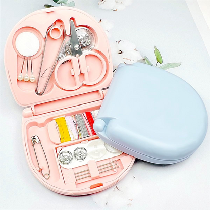 Mini Travel Sewing Kit for Beginners with Threads & Scissors signaturekarts