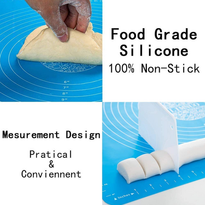 Mat, Rolling Mat Silicone Baking Mat Fondant Mat Sheet Chapati Signature Kart