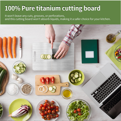 Apex Large Stainless Steel Multipurpose Chopping & Cutting Board (260x360mm / 1 Pc) signaturekarts