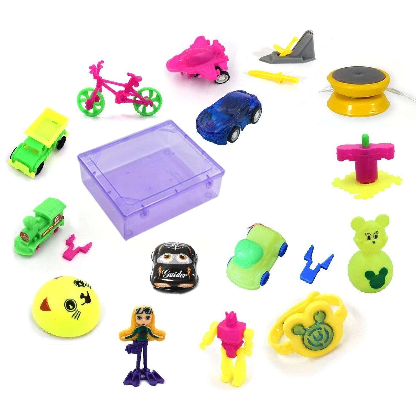 Friction Powered Baby Push & Go Toys Combo Set for Kids (Pack of 16) Your Brand