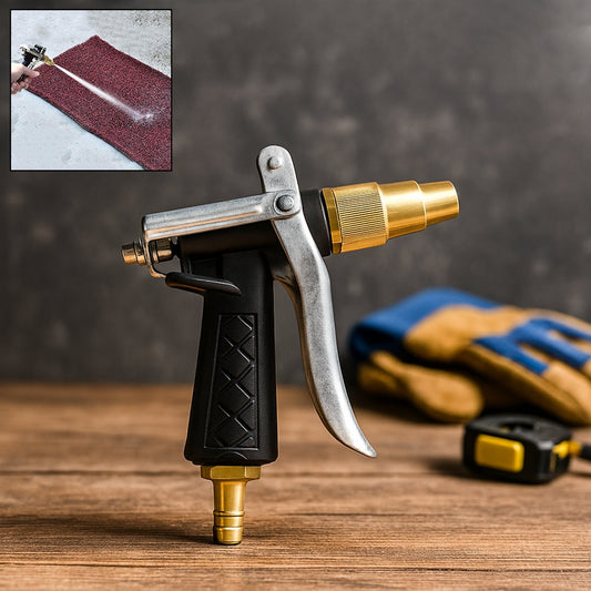 Durable Gold Color Trigger Hose Nozzle Water Lever Spray signaturekarts