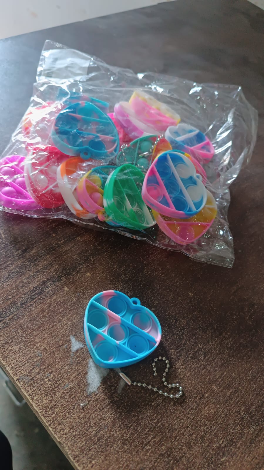 Fidget Toys for Kids Mini  Keychain (1 Pc / Mix Color & Design) Signaturekarts