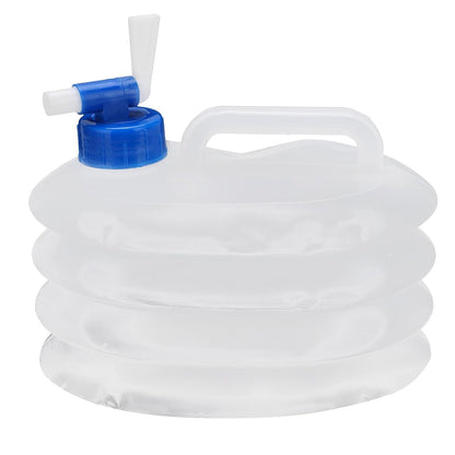 Outdoor Camping Collapsible Water Container with Carry Handle & Tap Valve signaturekarts