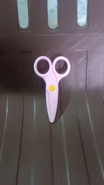 Child-Safe Plastic Scissors Set for Toddlers & Preschool Kids - Art & Craft Supplies Your Brand