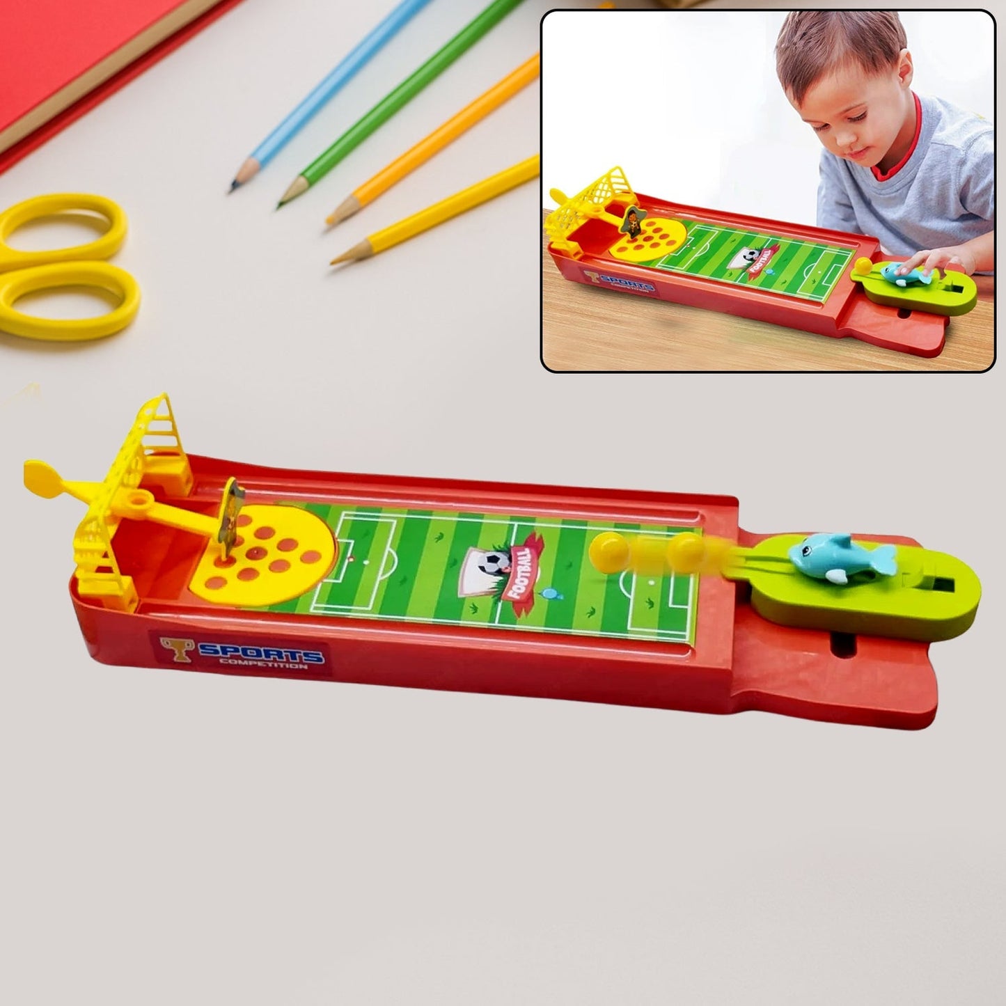 Mini Table Top Finger Football Game for Kids-Desktop Game for Kids & Adults signaturekarts