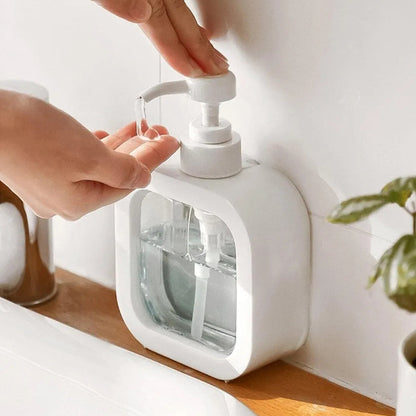 Snap sink Dispenser Plastic Clear Empty Pump Lotion Bottles (1 Set) Signaturekarts