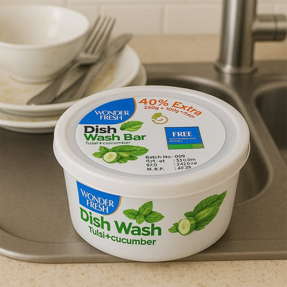Fresh Mix Flavor Dishwash Bar with Super Scrubber Dishwashing Solution 350 gm signaturekarts