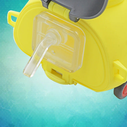 Cute Plastic Bug Shape Water Bottle with adjustable shoulder strap, 4 wheel &  Straw, portable drinking cup Water Bottle For Kids | Water Bottle | Return Gift For Kids | Water Bottle With Straw | School Kinds Water Bottle (1 Pc) signaturekarts