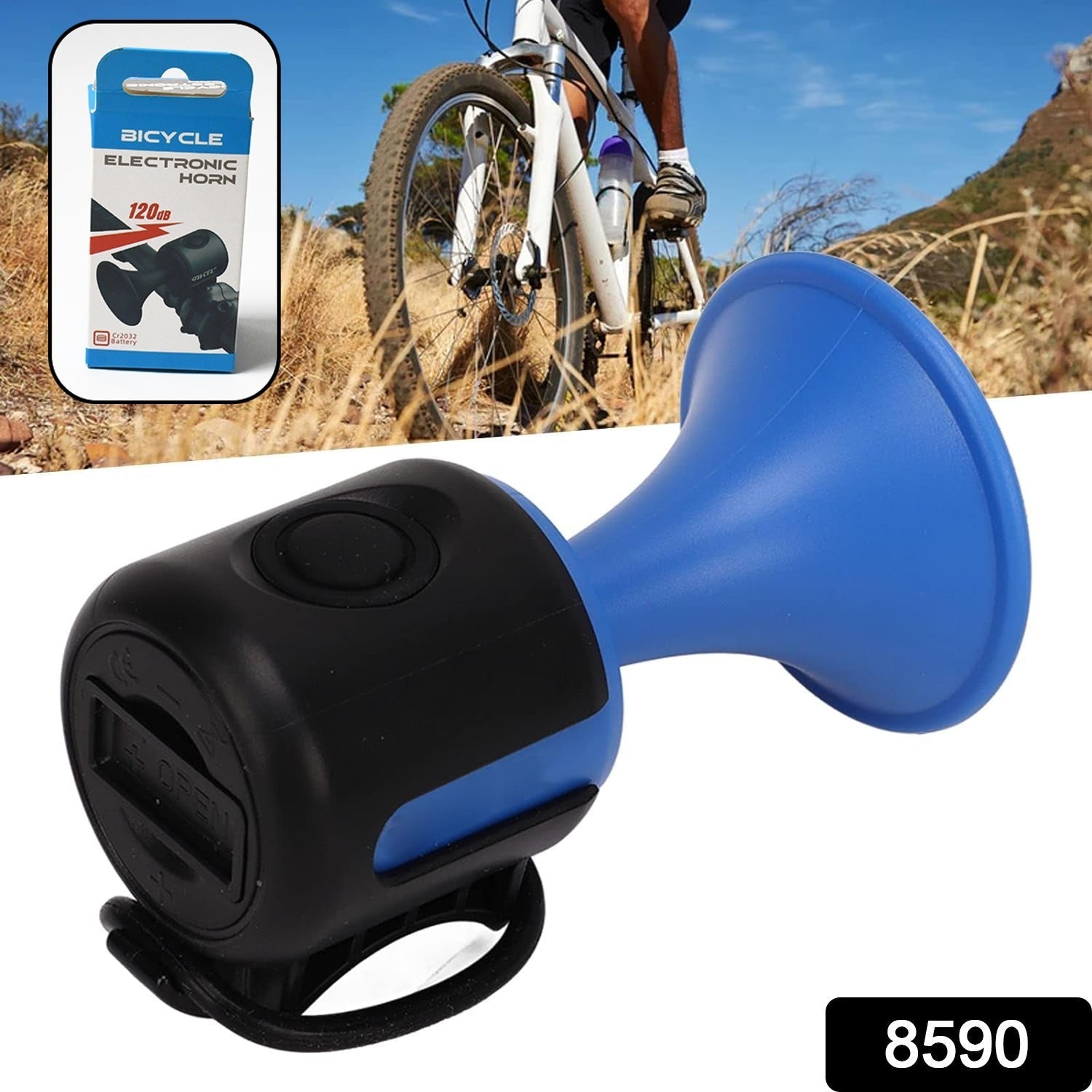 Loud 120dB Bicycle Air Horn – Waterproof Electric Bell with Long Battery Life signaturekarts