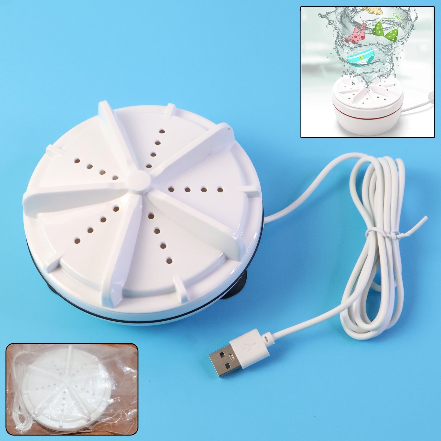 Portable USB Mini Washing Machine (1 Pc) The Morsignaturekarts