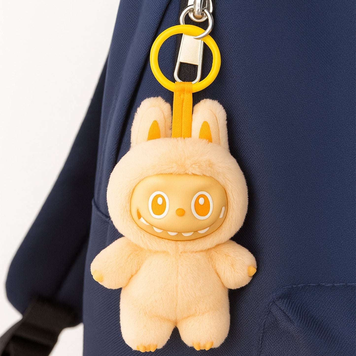 Plush Toy Cartoon Keychain with Hook Assorted Colorful Animal Design  1 Pc signaturekarts
