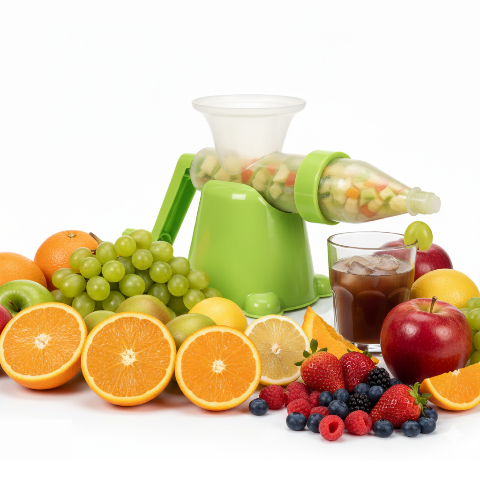 Manual Juicer Modern Plastic Fruit and Vegetable Juicer (1 Pc / Bowl Not Included) Signaturekarts