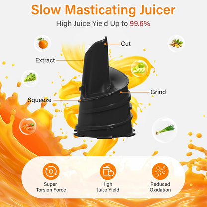 Manual Juicer Modern Plastic Fruit and Vegetable Juicer (1 Pc / Bowl Not Included) Signaturekarts