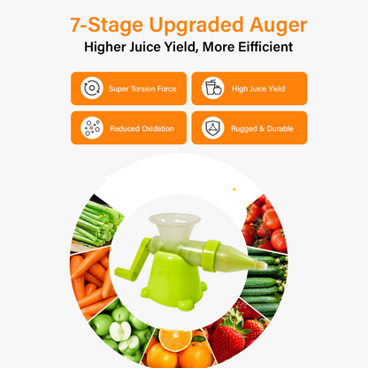 Manual Juicer Modern Plastic Fruit and Vegetable Juicer (1 Pc / Bowl Not Included) Signaturekarts