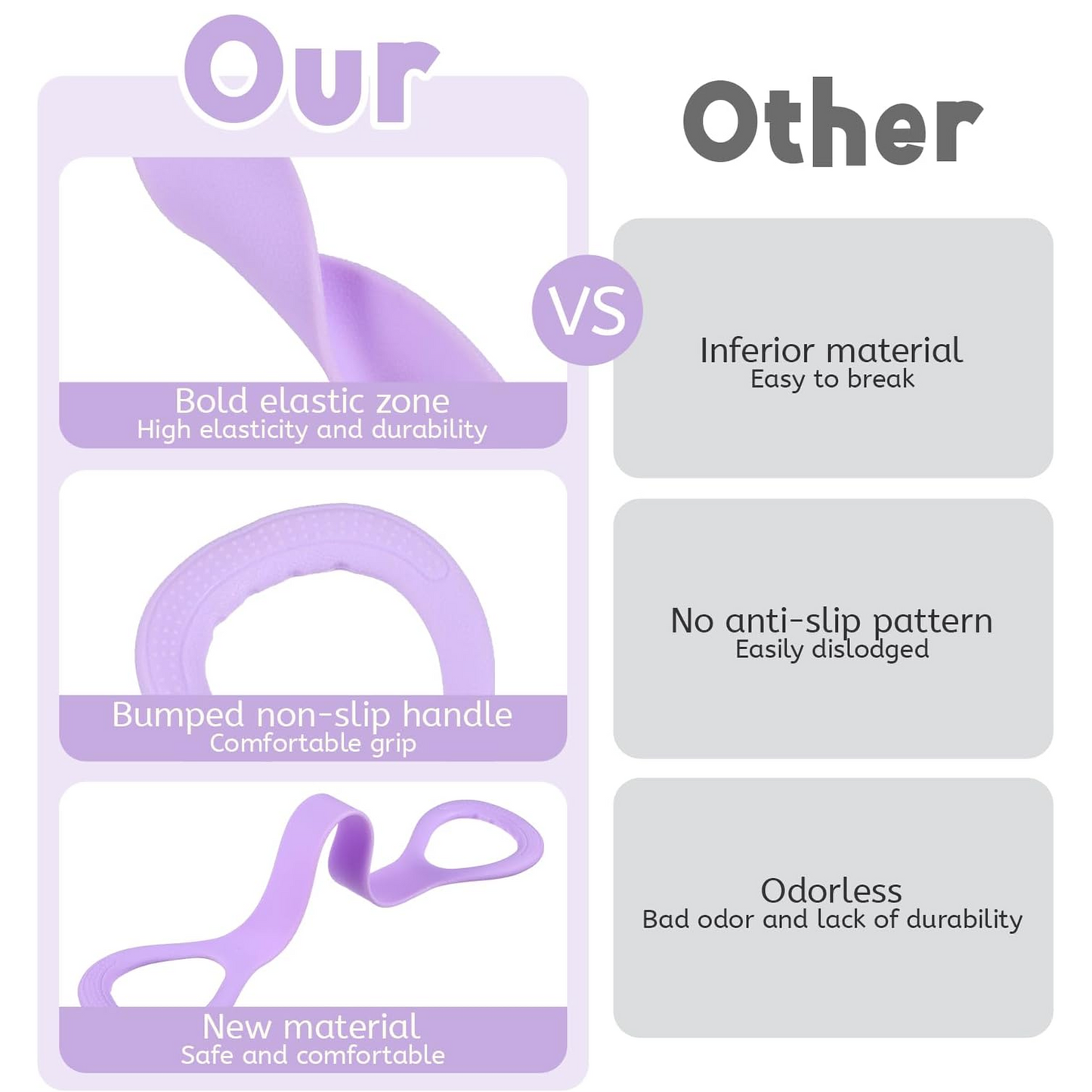 Silicone Resistance Bands Fitness Elastic Stretch (1 Pc) Signaturekarts