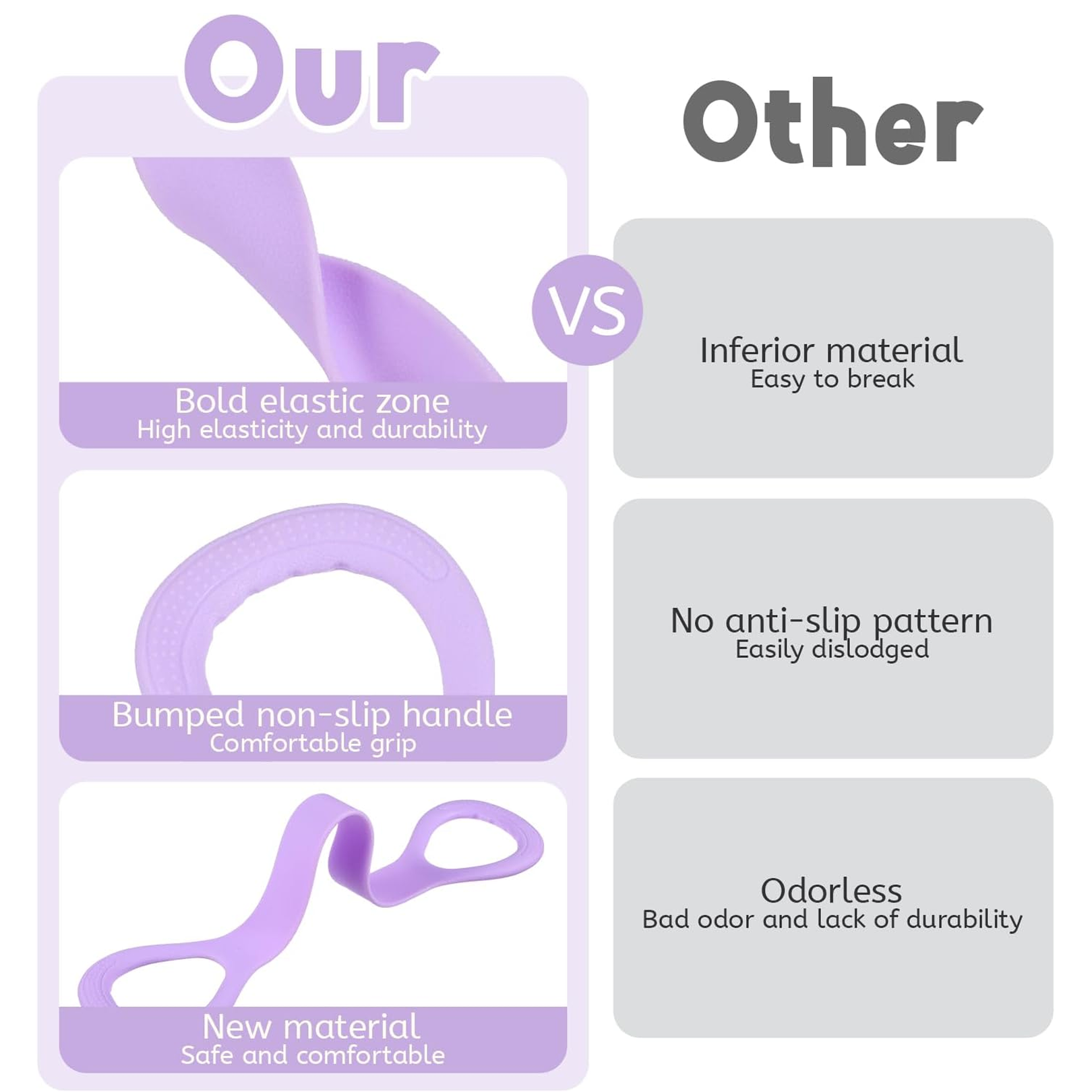 Silicone Resistance Bands Fitness Elastic Stretch (1 Pc) Signaturekarts
