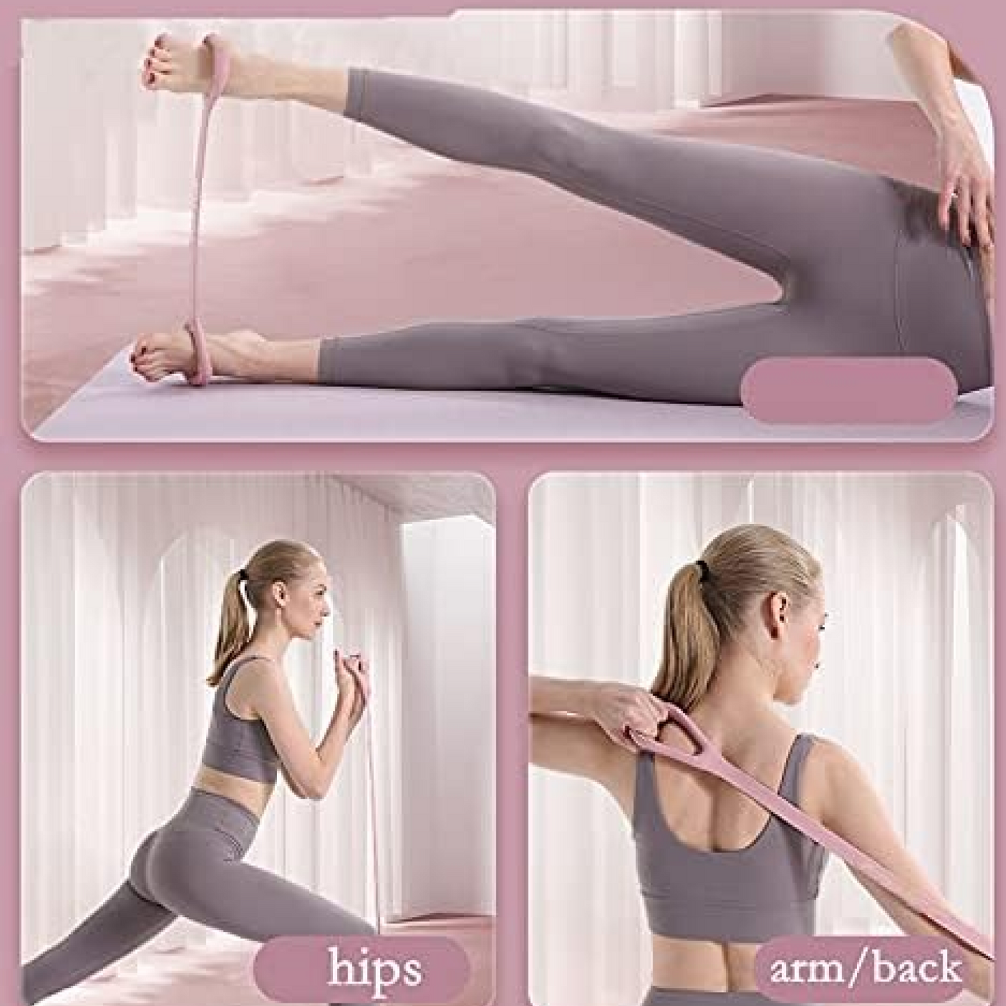 Silicone Resistance Bands Fitness Elastic Stretch (1 Pc) Signaturekarts